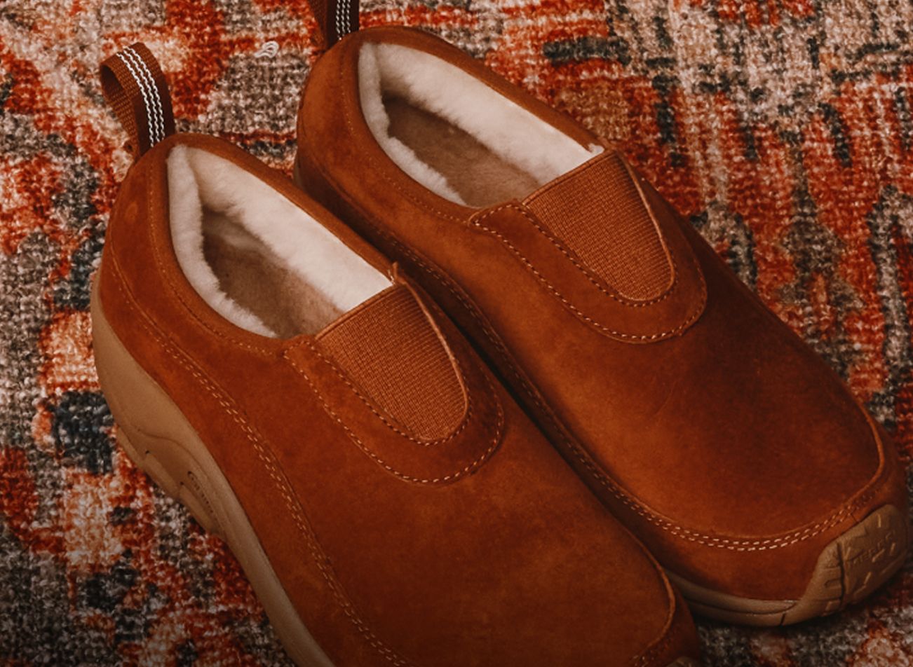 Closeup of a Merrell Everyday boot